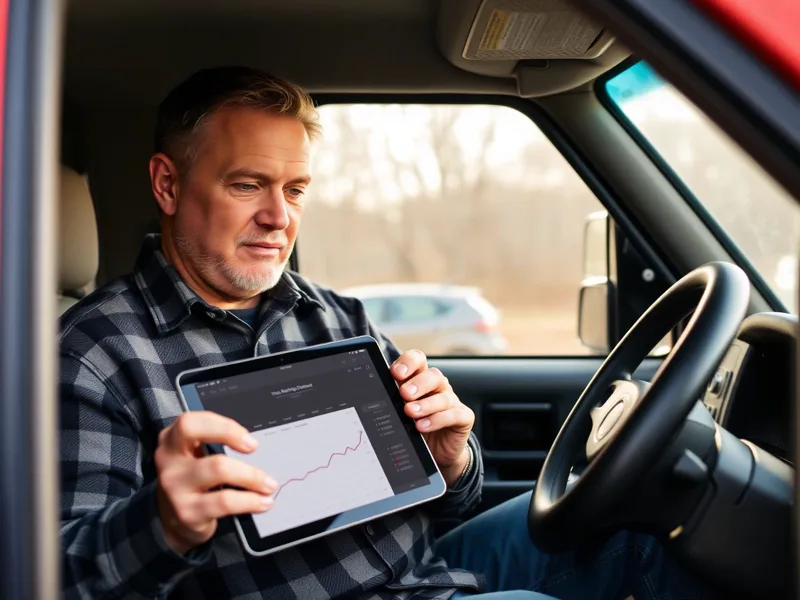 Roofing contractor reviewing business finances before slow season — cash flow planning for roofers