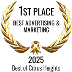 1st Place - Best of Advertising & Marketing in Citrus Heights 2025